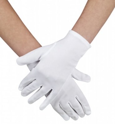 Handschoenen Kort Wit 