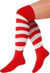 Kniekousen Rood/Wit