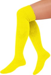Kniekousen Neon Geel