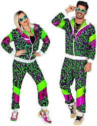 Fout Trainingspak Party Animal Groen-Paars
