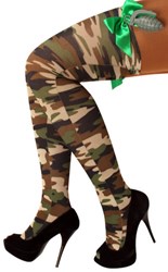 Sexy Overknee Camouflage+Granaat