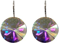Oorbellen Diamanten Rond Parelmoer