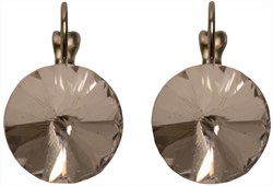 Oorbellen Diamanten Rond Zilver