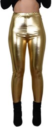 Gouden Legging Metallic