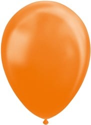 Ballonnen Metallic Oranje 30cm - 25st