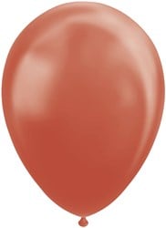 Ballonnen Metallic Koper 30cm - 25 stuks