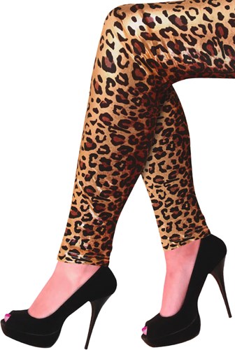 Legging Panter Metallic Brons