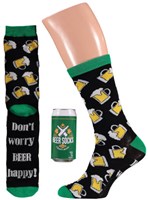 Bier Sokken In Spaarpot Bierblikje (groen)