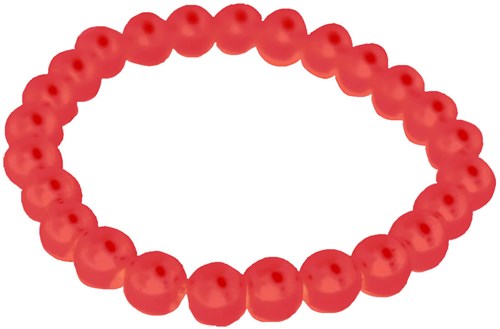 Parelarmband Rood