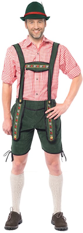 Lederhose Kort Groen Johan