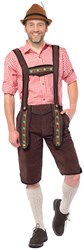 Lederhose Lang Donkerbruin Johan