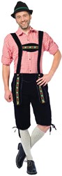 Lederhose Lang Zwart Johan