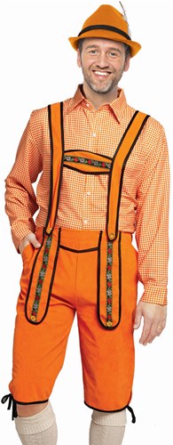 Lederhose Lang Oranje Johan