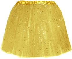 Tule Rokje Goud met Glitter