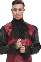Jabot en Manchetten Zwart