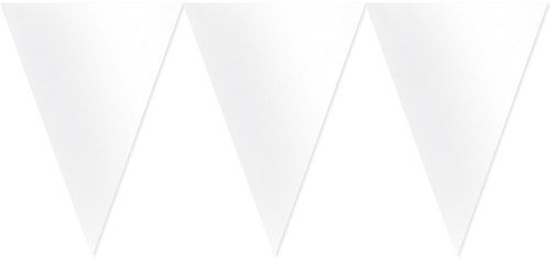 Vlaggenlijn Wit - 4,5m