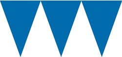 Vlaggenlijn Blauw - 4,5m