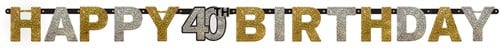 Letterslinger 40 Sparkling Celebrations Silver & Gold (2,1m.)