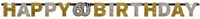 Letterslinger 60 Sparkling Celebrations Silver & Gold (2,1m.)