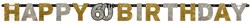 Letterslinger 60 Sparkling Celebrations Silver & Gold (2,1m.)