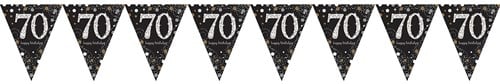 Vlaggenlijn 70 Sparkling Celebrations Silver & Gold (4m)
