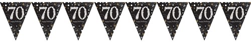 Vlaggenlijn 70 Sparkling Celebrations Silver & Gold (4m)