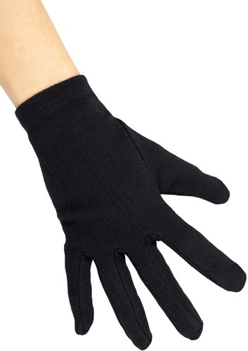 Handschoenen Katoen Zwart Luxe 