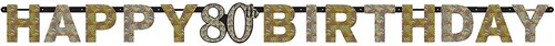 Letterslinger 80 Sparkling Celebrations Silver & Gold (2,1m.)