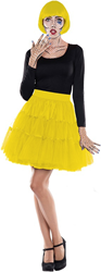 Tulen Petticoat Geel Rok