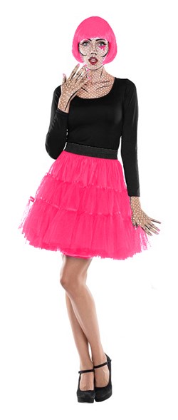 Halflange rok van tule - Only Carmakoma - ZWART - Kiabi - 39.00