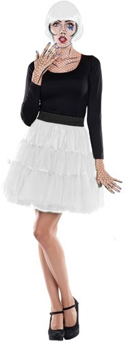 Tulen Petticoat Wit Rok