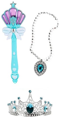 Toverstaf IJsprinses met Licht, Geluid, Accessoires