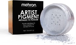 Mehron Pigment Metallic FX Powder - Silver - 4gr
