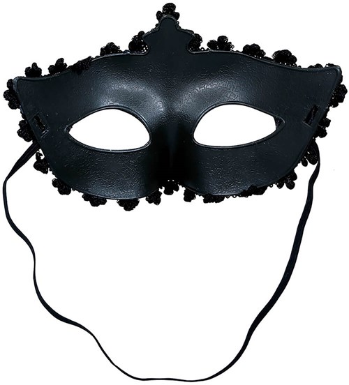 Halloween Oogmasker Skulls met Glitter (achterkant)