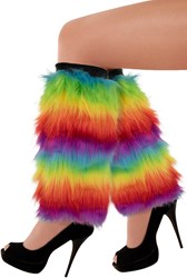 Beenwarmers Pluche Regenboog