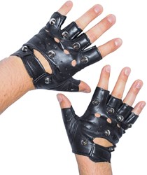 Zwarte Punk Handschoenen