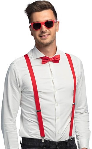 Party Accessoires Setje Rood 3dlg