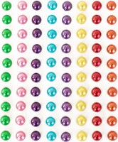 Body Jewel Rondje Pearls 6mm 8 Kleuren 80st.