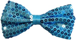 Pailletten Strikje Turquoise