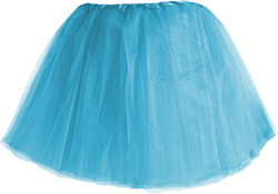 Tule Rokje 3 lagen Turquoise (40cm)