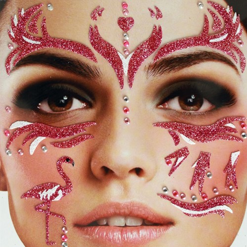 Gezicht Stickers Flamingo