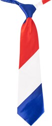  Stropdas Rood/Wit/Blauw