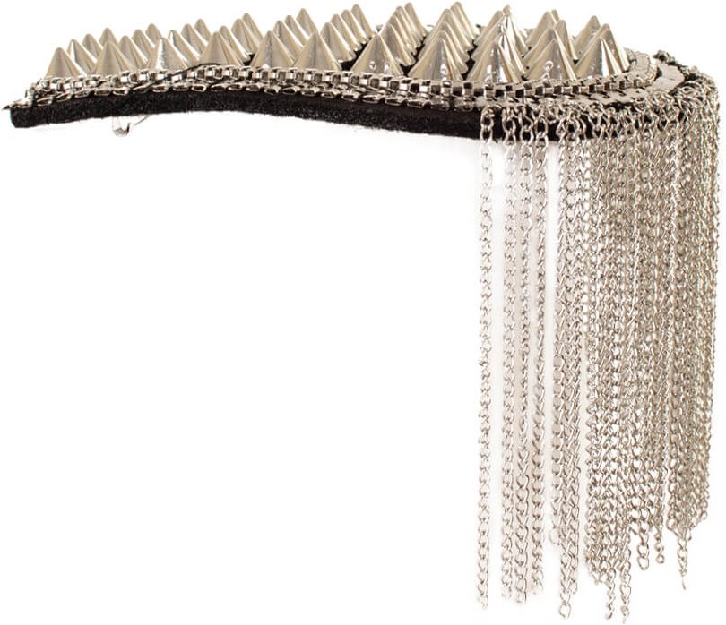 Modieuze schouderplanken, epauletten met kwastjes, ketting, schouderbadge, schouderklep, kwast, klinknagel, broche, Halloween, schouderplanken, punk, cosplay, epauletten voor vrouwen en mannen, Medium