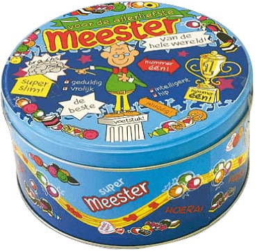 Snoeptrommel Meester