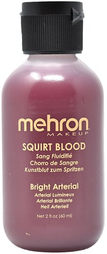 Mehron Squirt Blood - Bright Arterial - 60ml