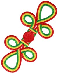 Embleem Rood-Geel-Groen Brandenburgers 2st - 15x7cm