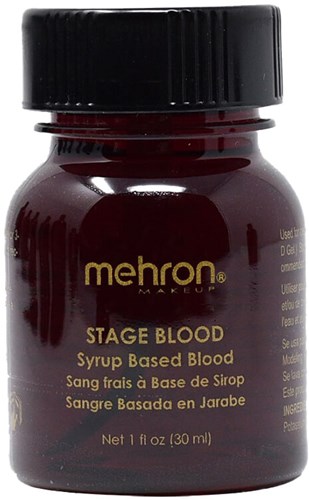 Mehron Stage Blood - Bright Arterial - 30ml