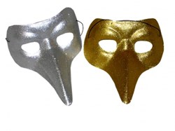 Venetiaans Masker Snavel Glitter Goud
