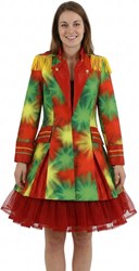 Dames Carnavalsjas Limburg Lang (Rood-Geel-Groen) 