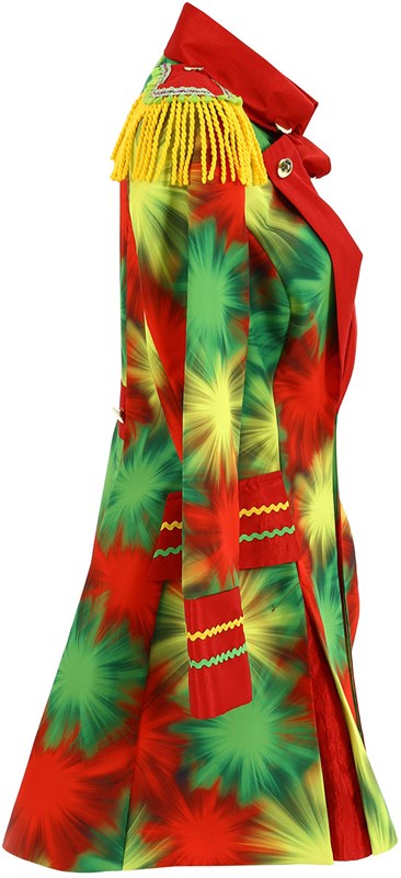 Dames Carnavalsjas Limburg Lang (Rood-Geel-Groen) (zijkant)